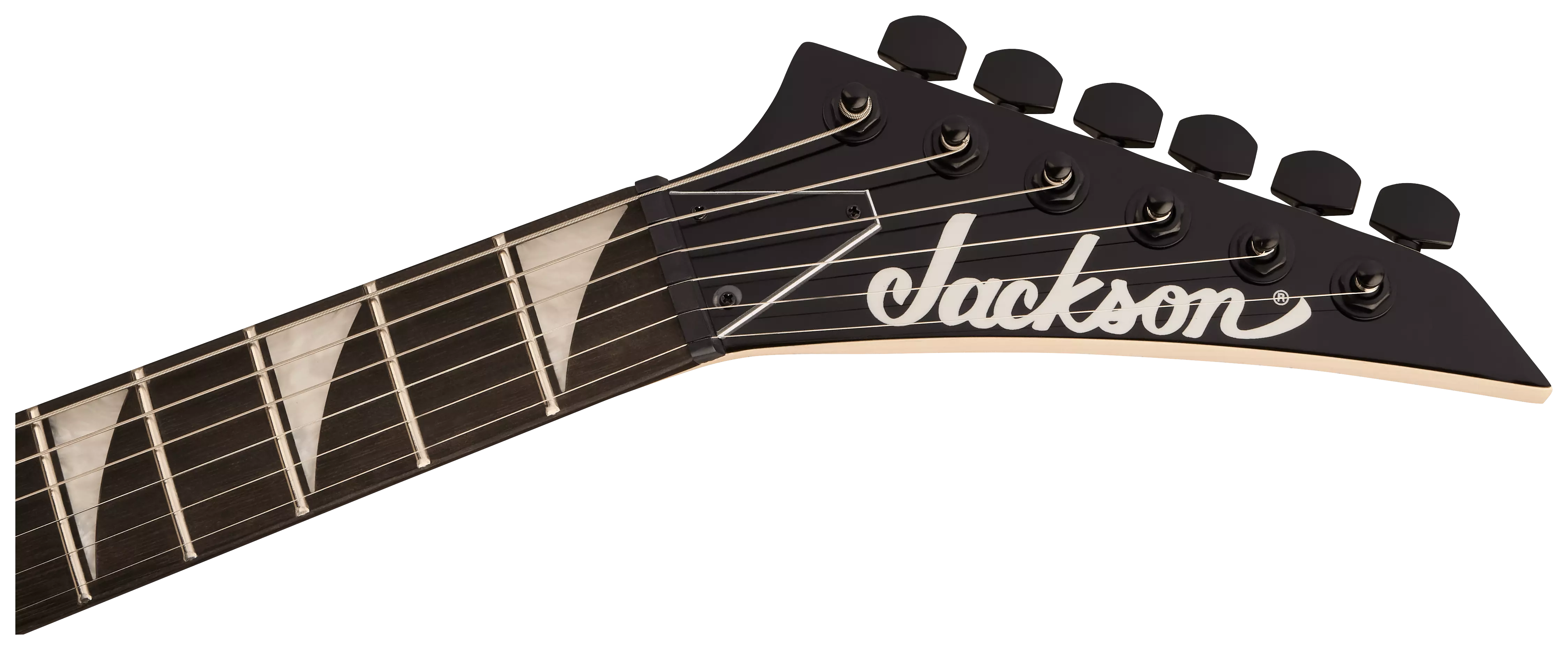 Jackson JS Series RR Minion JS1XM MN Snow White with Black Pin Stripes