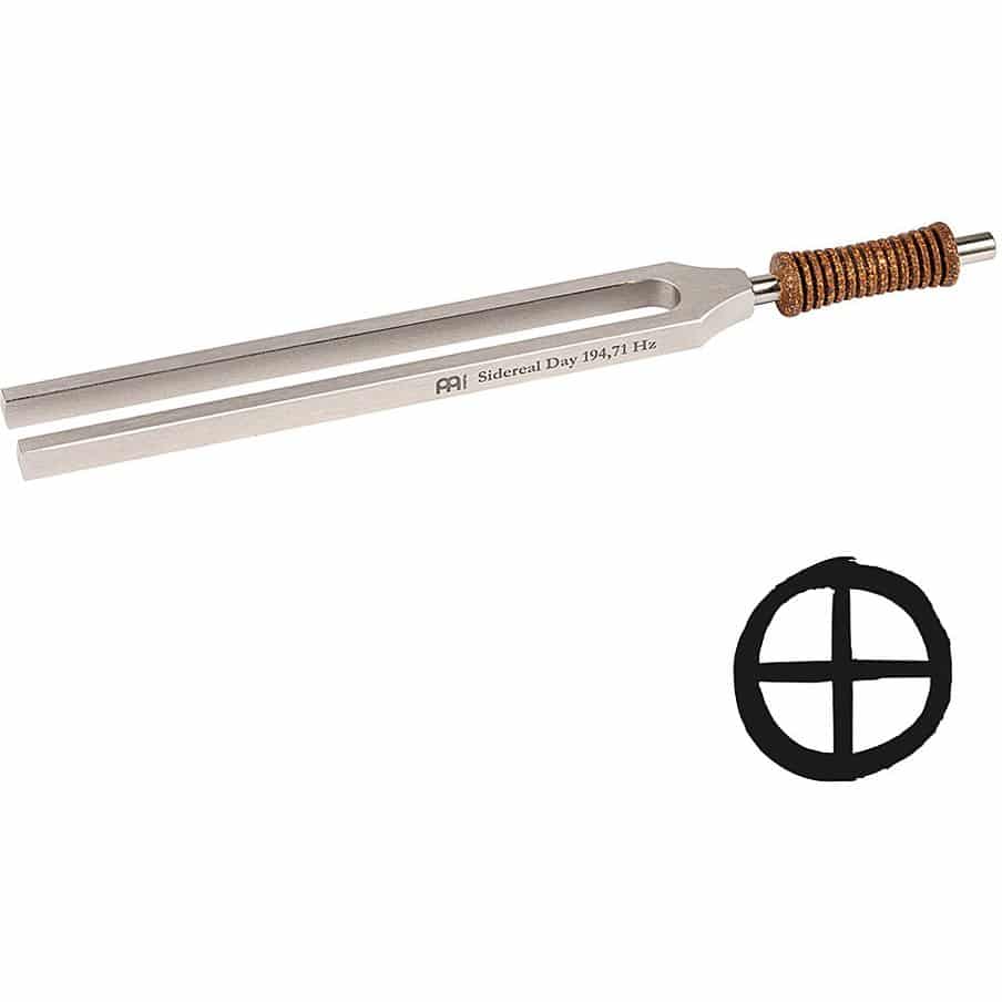 Meinl Cymbals Sonic Energy Planetary Tuned Therapy Tuning Fork TTF-E-SI Sidereal Day 3