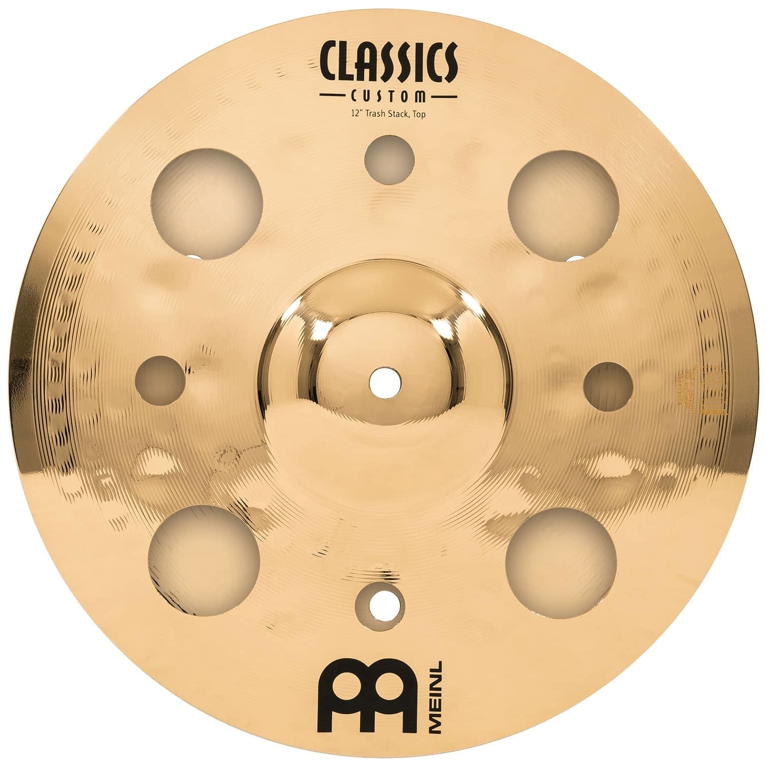 Meinl Cymbals - Meinl Cymbals CC-12STK - 12 Classics Custom Brilliant Trash Stack