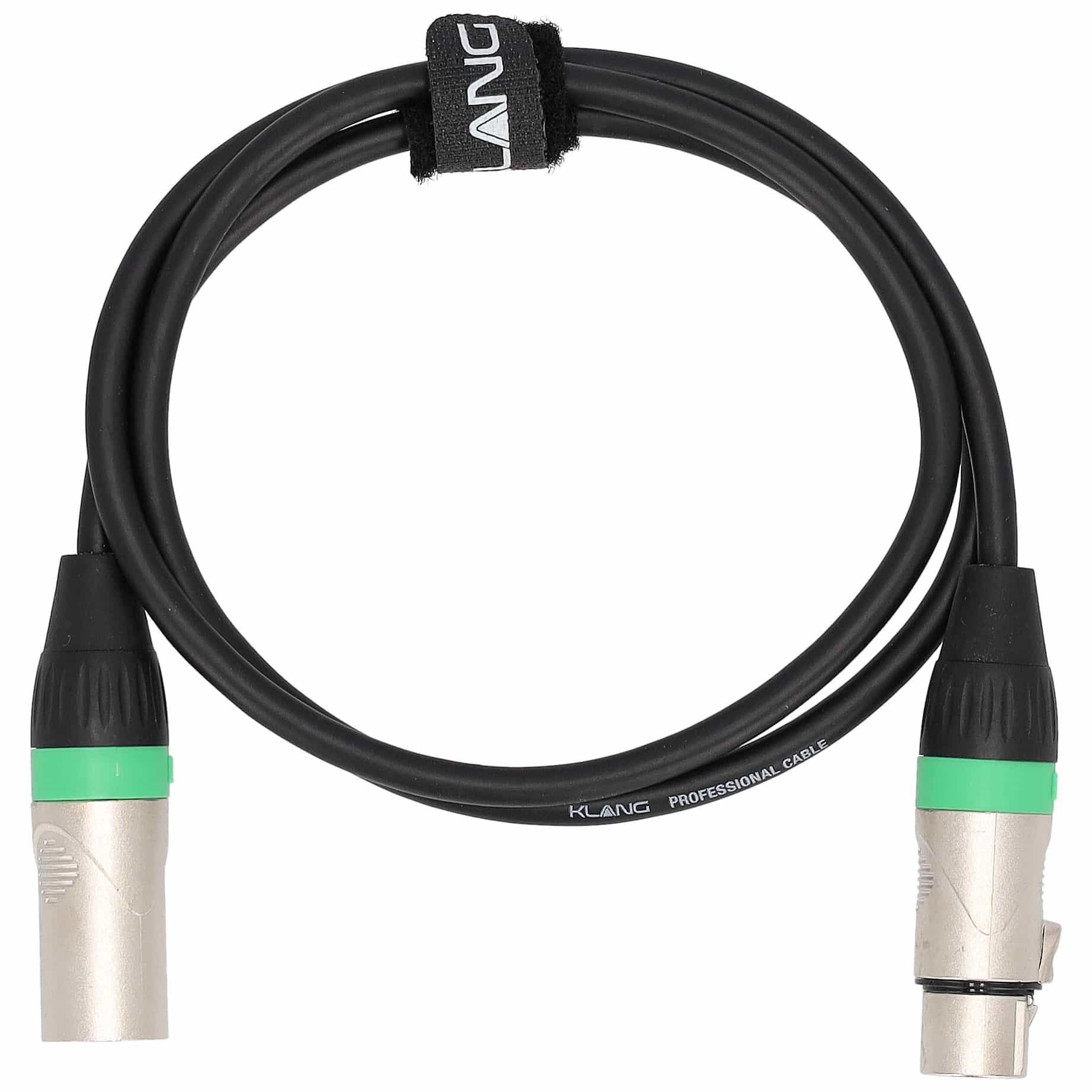 Klang - Klang Mikrofonkabel PRO, 1 Meter XLR male - XLR female