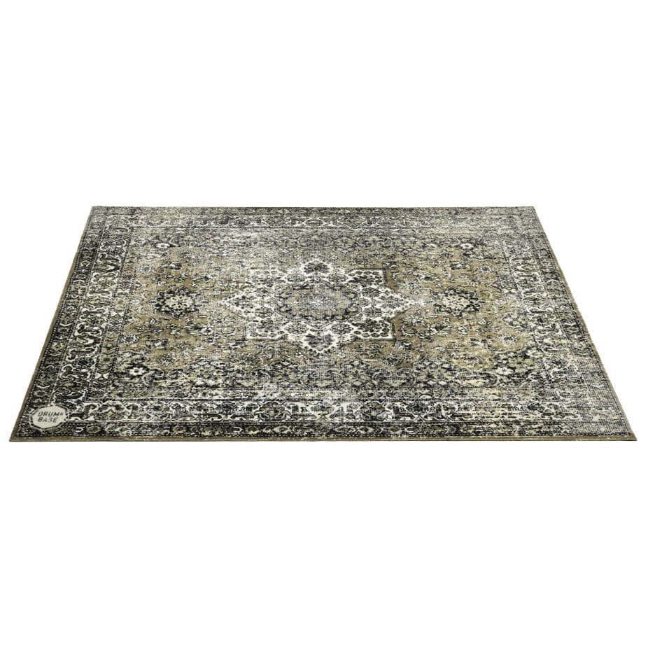 DRUMnBASE 185 x 160 cm Vintage Drum Mat Green