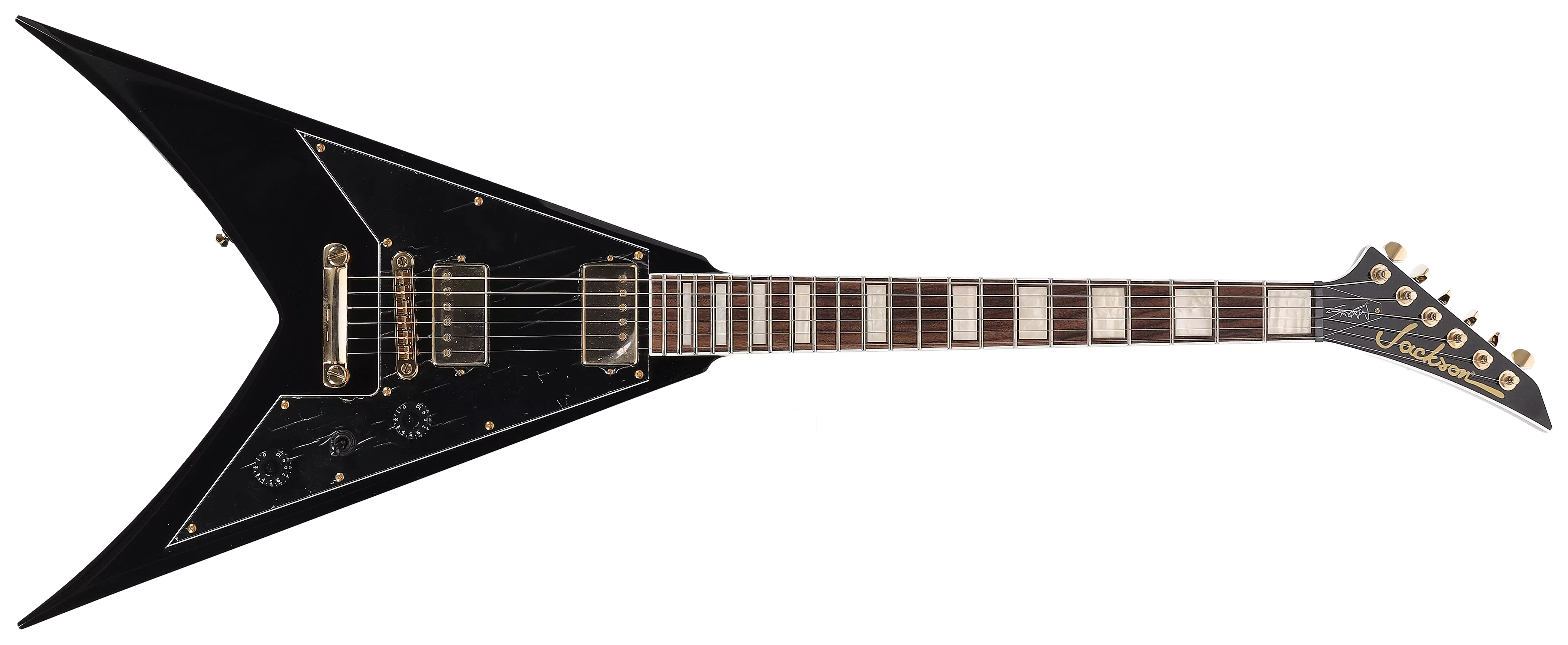 Jackson X Series Signature Scott Ian King V KVXT Gloss Black 1
