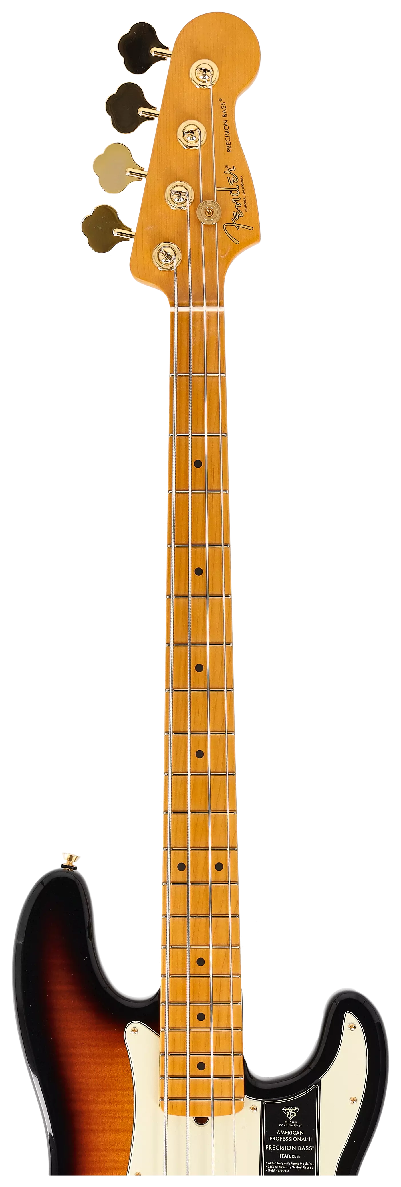 Fender 75th Anniversary American Pro II PJ Bass RW 2CS 9