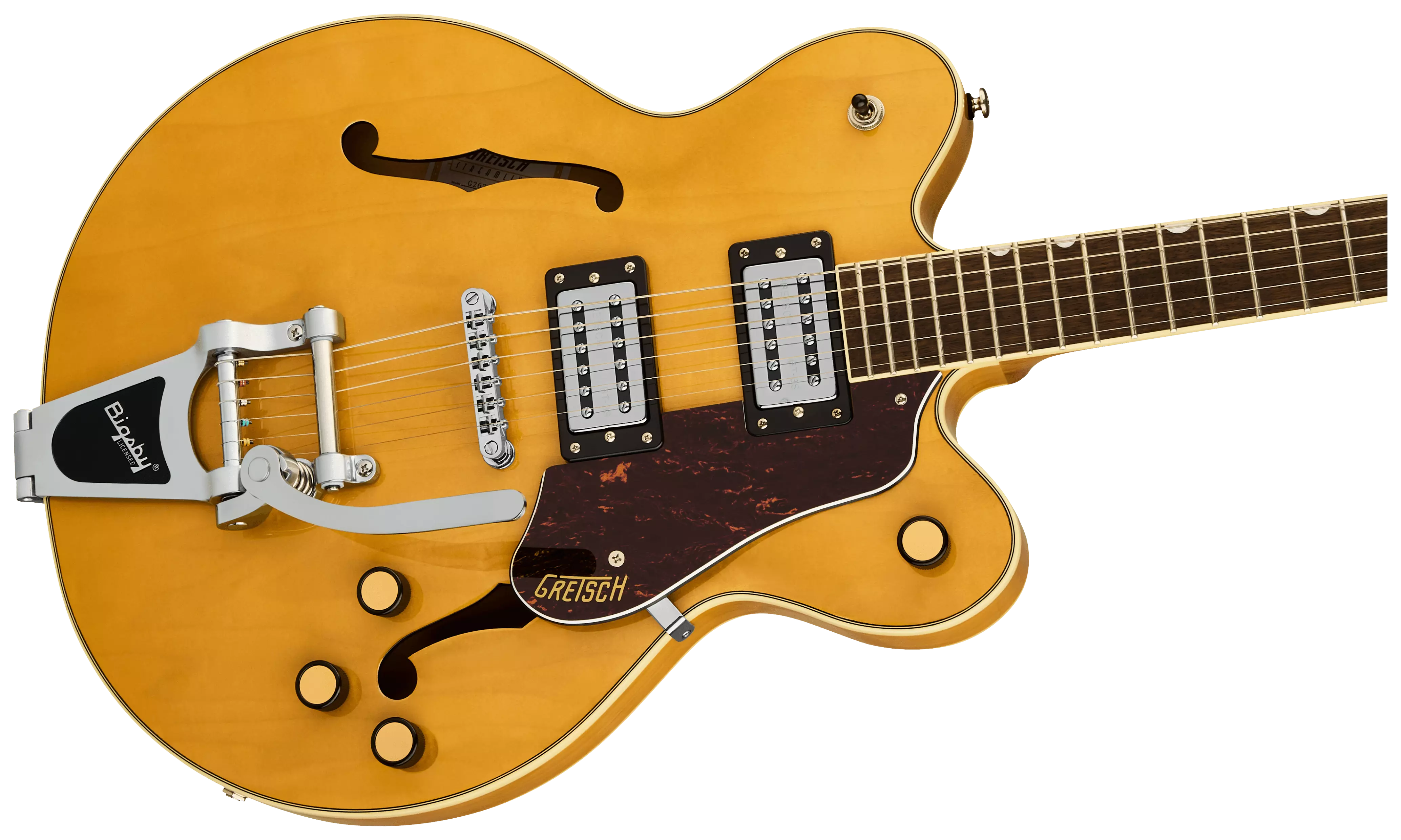 Gretsch G2622T Streamliner Center Block DC Bigsby LRL Village Amber 2