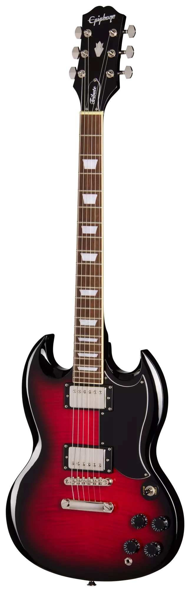Epiphone SG Tribute Plus Cherry Burst 6