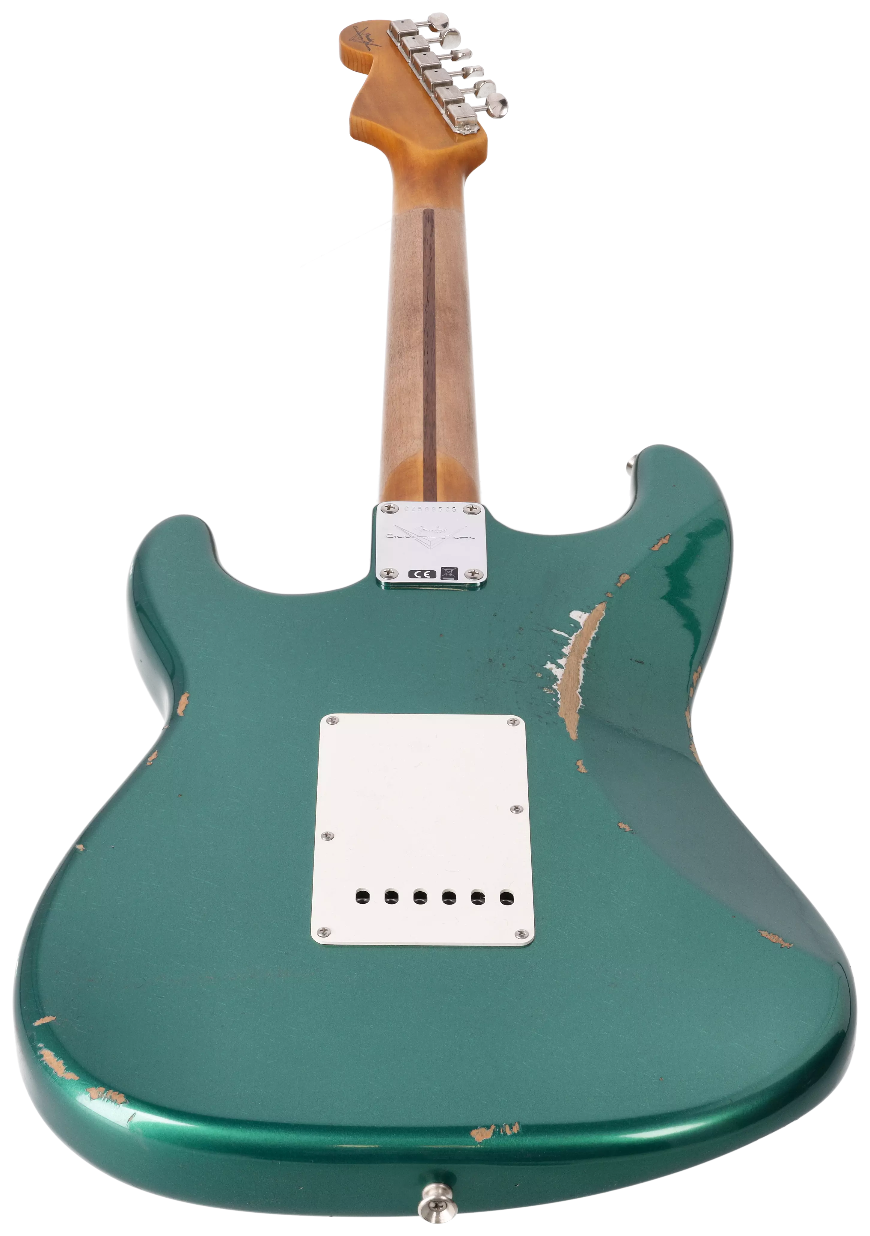 Fender Custom Shop 1963 Stratocaster Relic Aged British Racing Green Metallic #3 6