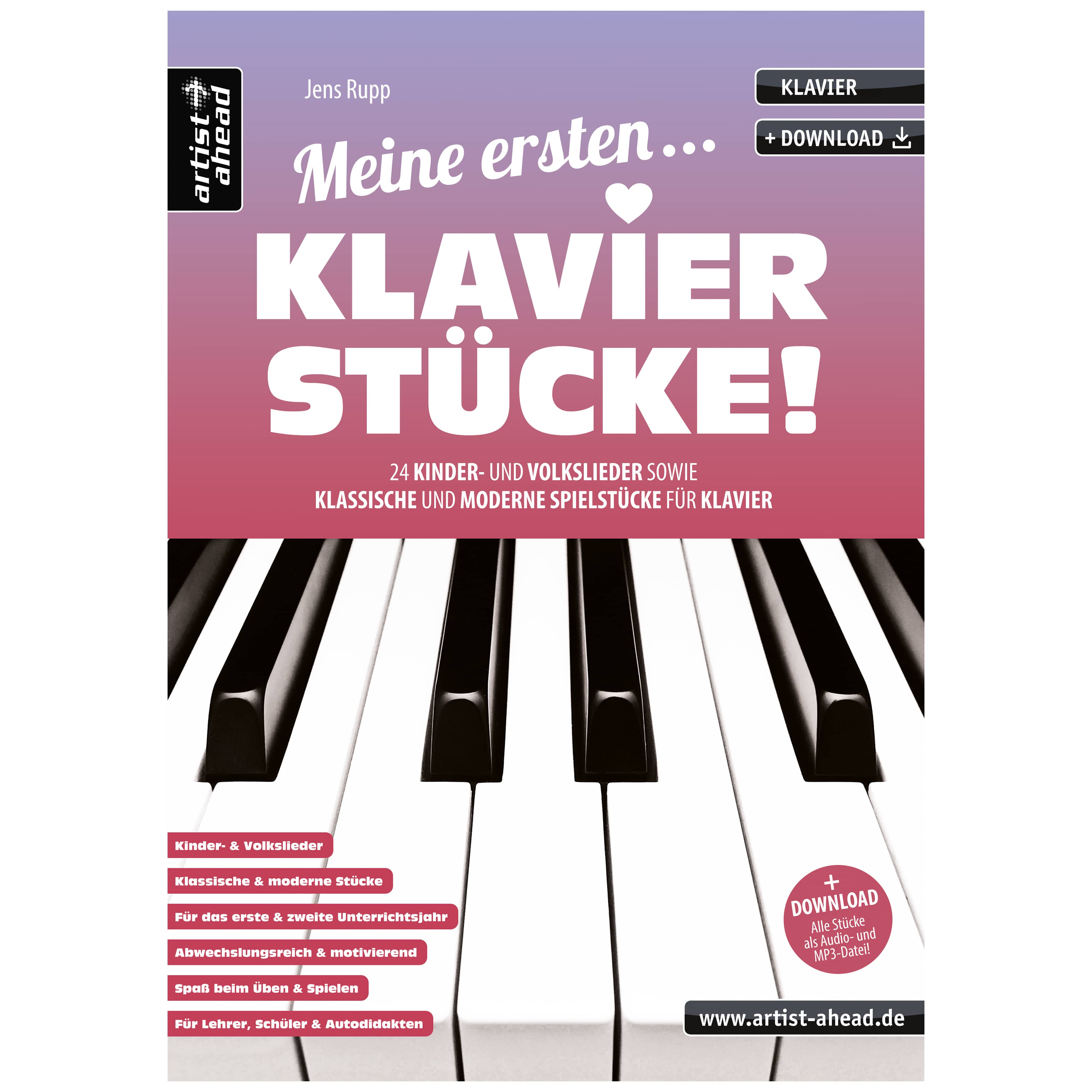 Artist Ahead Meine ersten Klavierstücke! - Jens Rupp