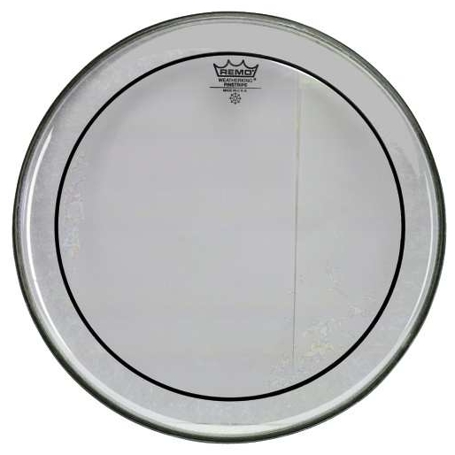 Remo - Remo Pinstripe - Bass Drum Fell - 22 Zoll - Clear