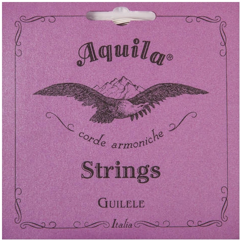 Aquila Corde Armoniche - Aquila Corde Armoniche Guitarlele Strings - New Nylgut Guilele String Set, A-Tuning