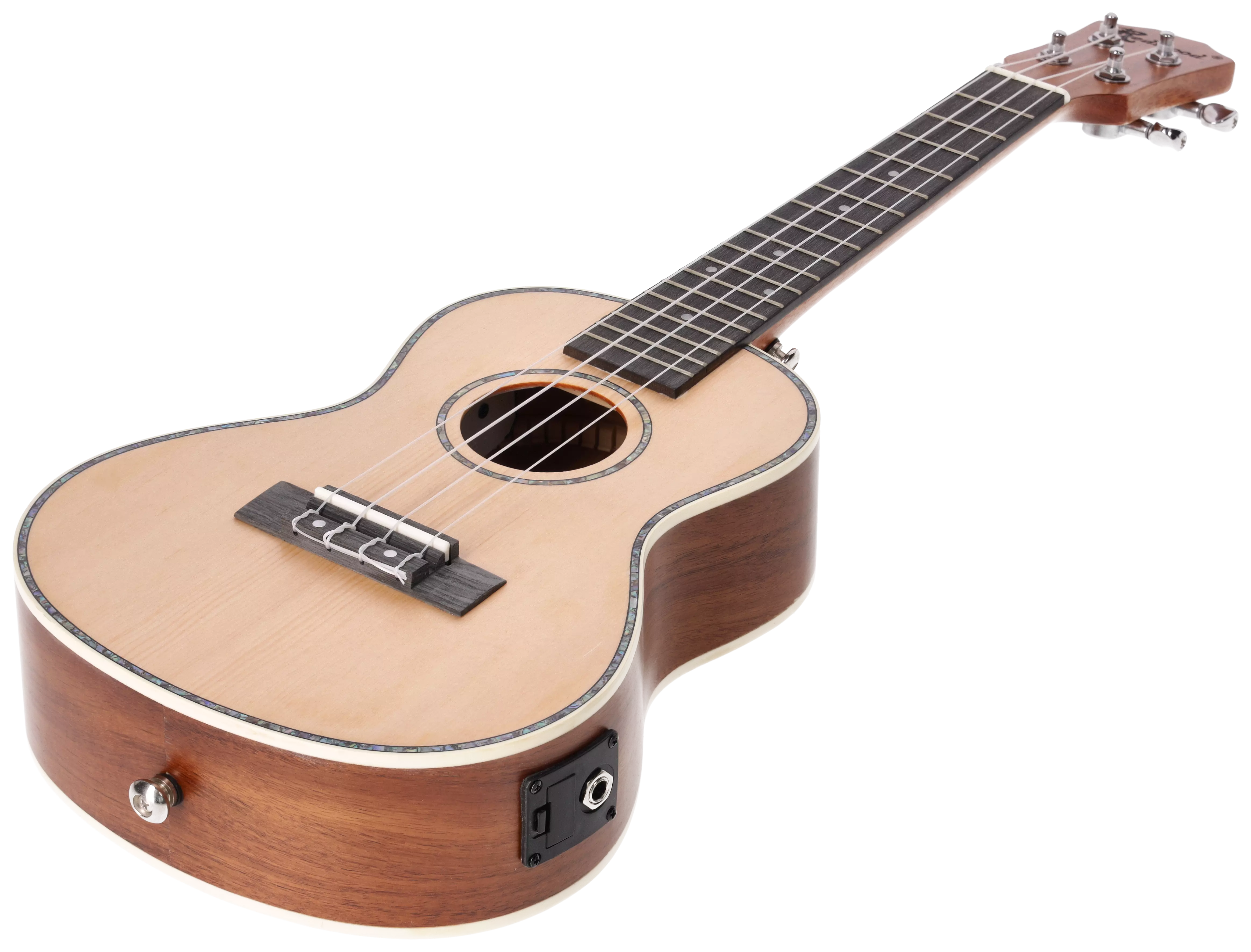 Redwood Lili' Koi Concert Ukulele Spruce Top + Pickup 3