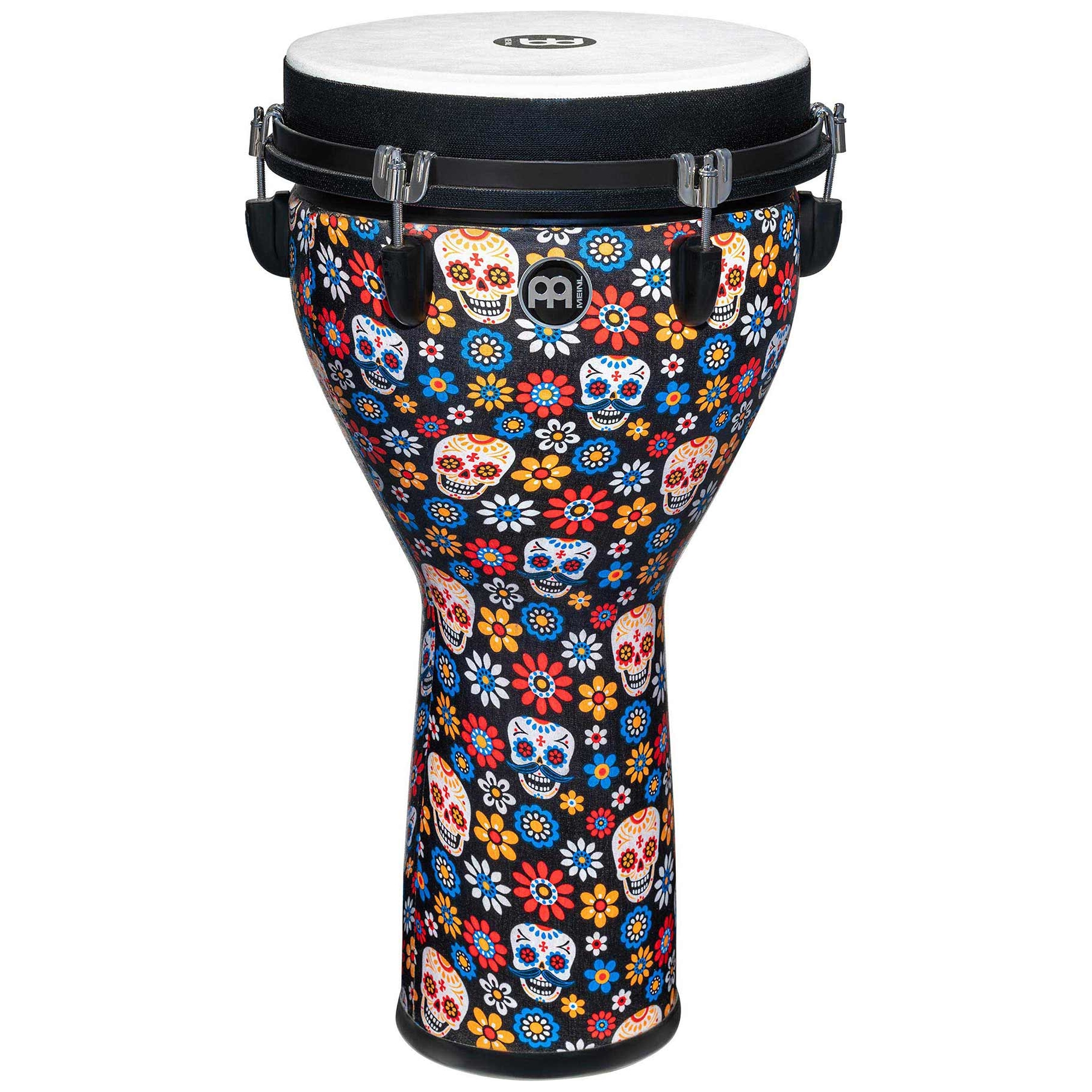 Meinl Percussion - Meinl Percussion JD12DA 12 Jumbo Djembe, Day Of The Dead