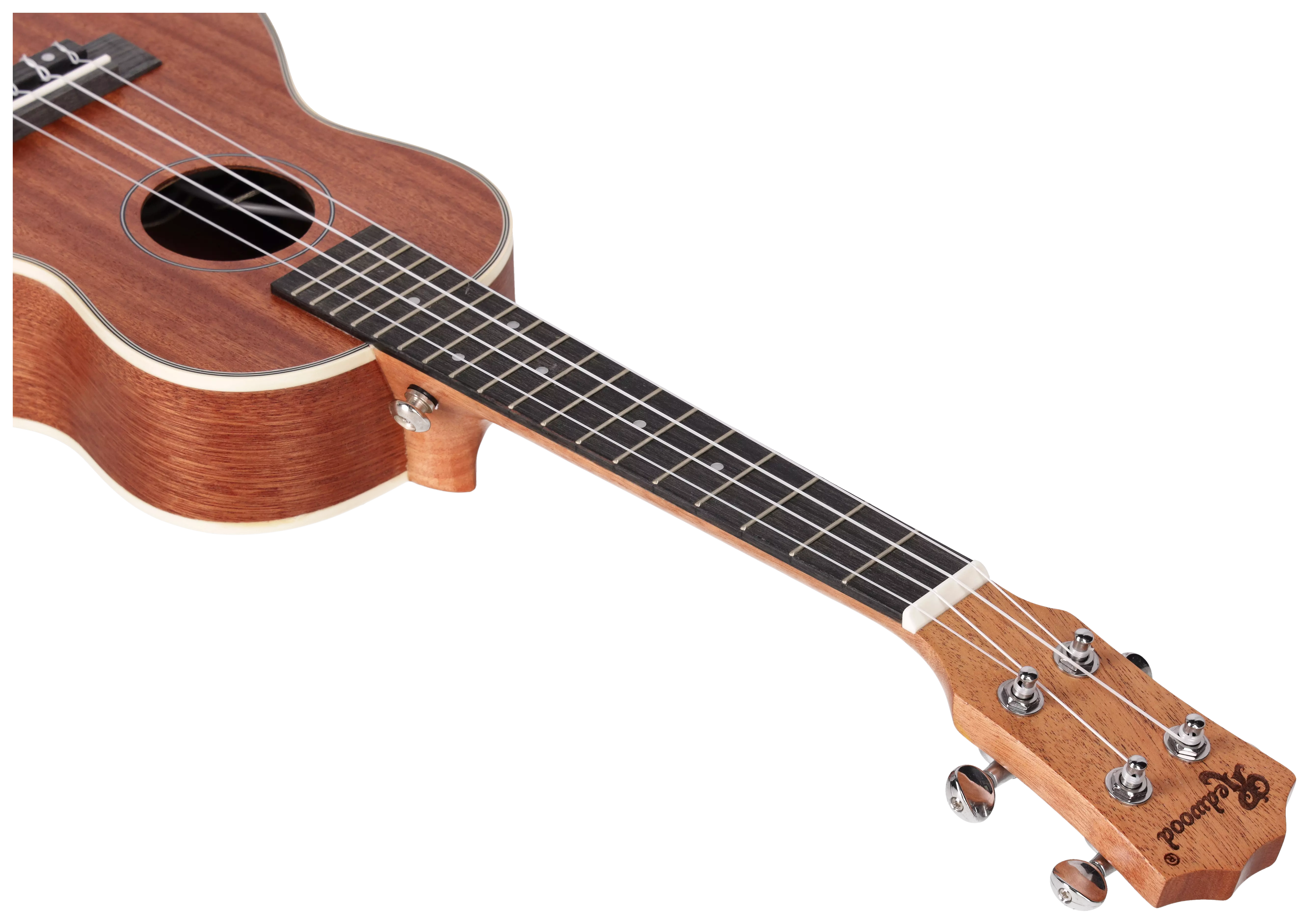 Redwood Hula-Maha Concert Ukulele Sapele Top + Pickup 7