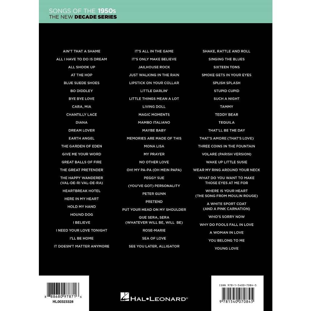 Hal Leonard The New Decade Series: Songs of the 1950s 4