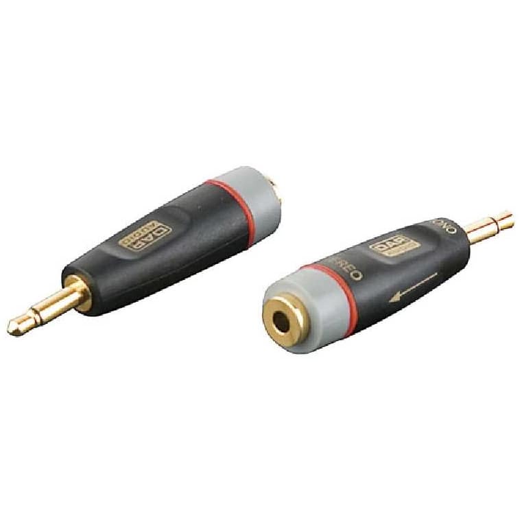 DAP - DAP XGA07 Adapter 3,5 mm Klinkenbuchse Stereo auf 3,5 mm Klinkenstecker Mono