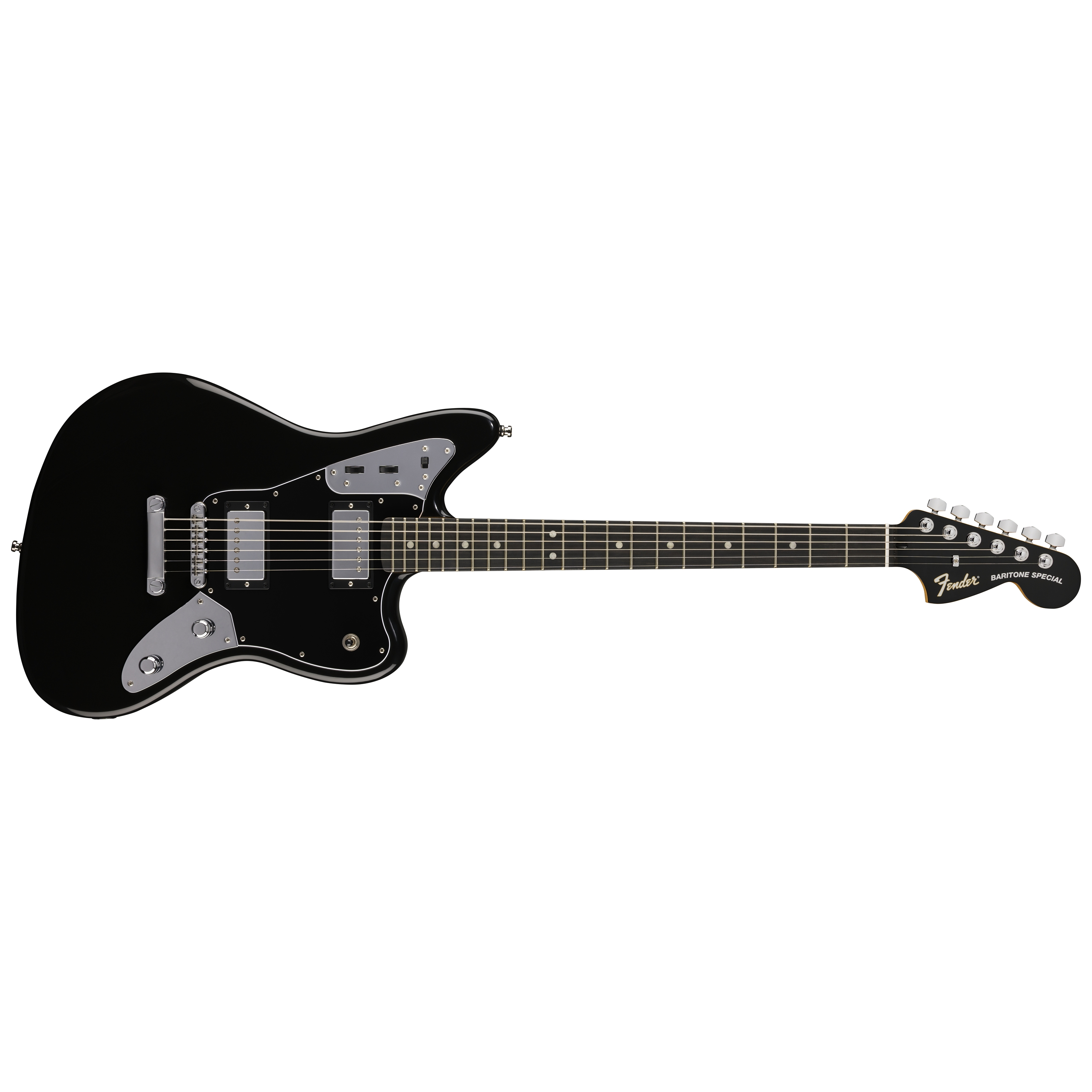 Fender LTD Edition Player Fusion Jaguar Baritone EB Black 1