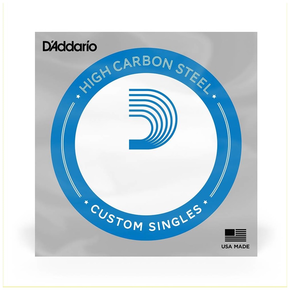 D’Addario - D’Addario PL016 Plain Steel Guitar Single String, .016