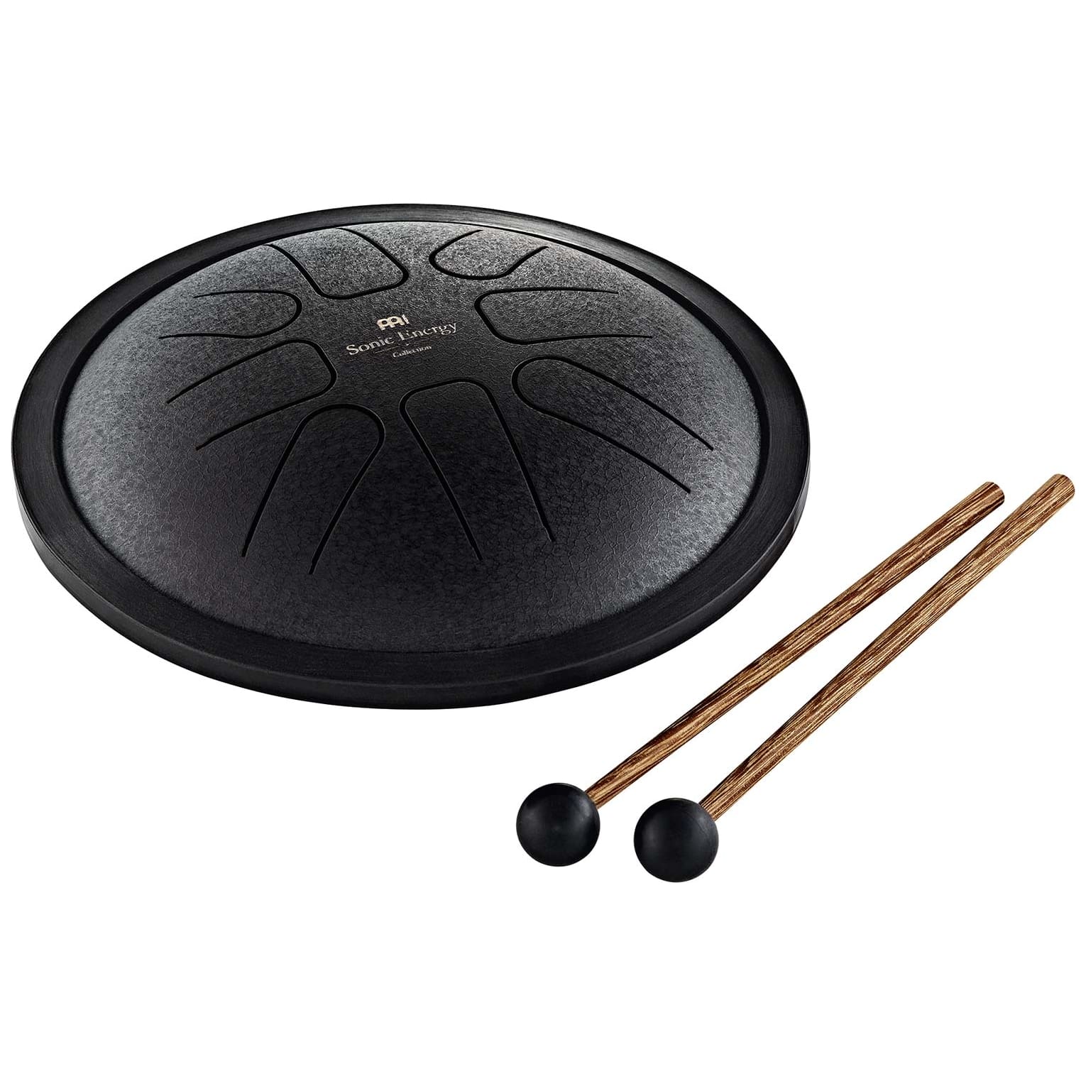Meinl Sonic Energy - Meinl Sonic Energy SSTD1BK Small Steel Tongue Drum, Schwarz, F Moll 8 Töne, 7 18 cm Durchmesser