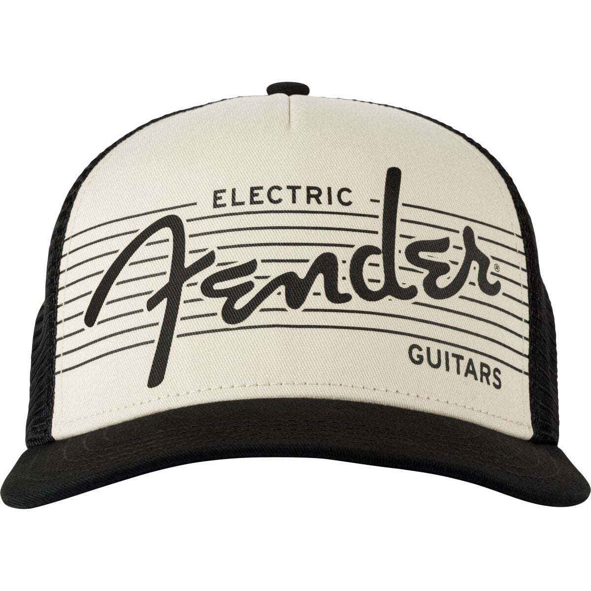 Fender Electric Hat Black/Cream One Size 2
