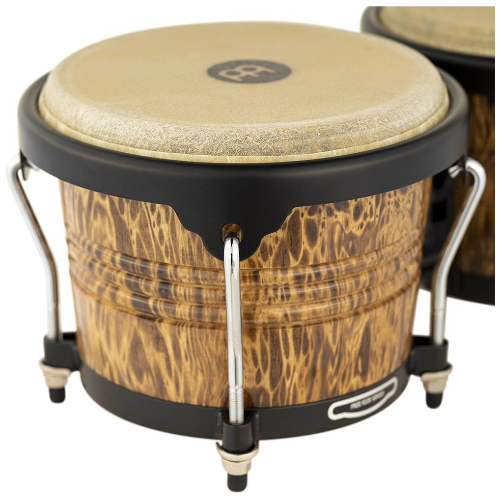 Meinl Percussion - Meinl Percussion FWB190LB - Marathon® Designer Series FWB190 Wood Bongo, Leopard Burl - 5