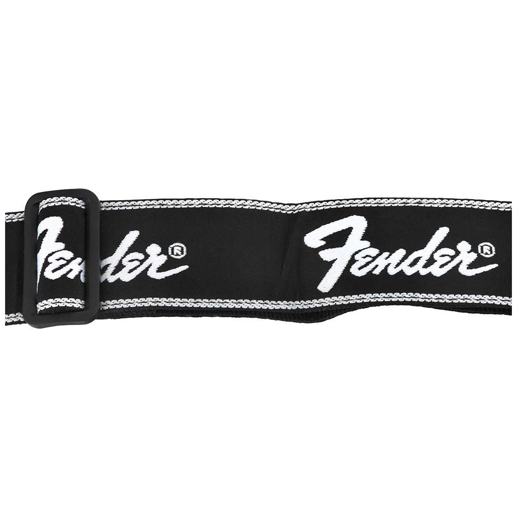 Fender - Fender Gitarrengurt Running Logo Strap Black - 2