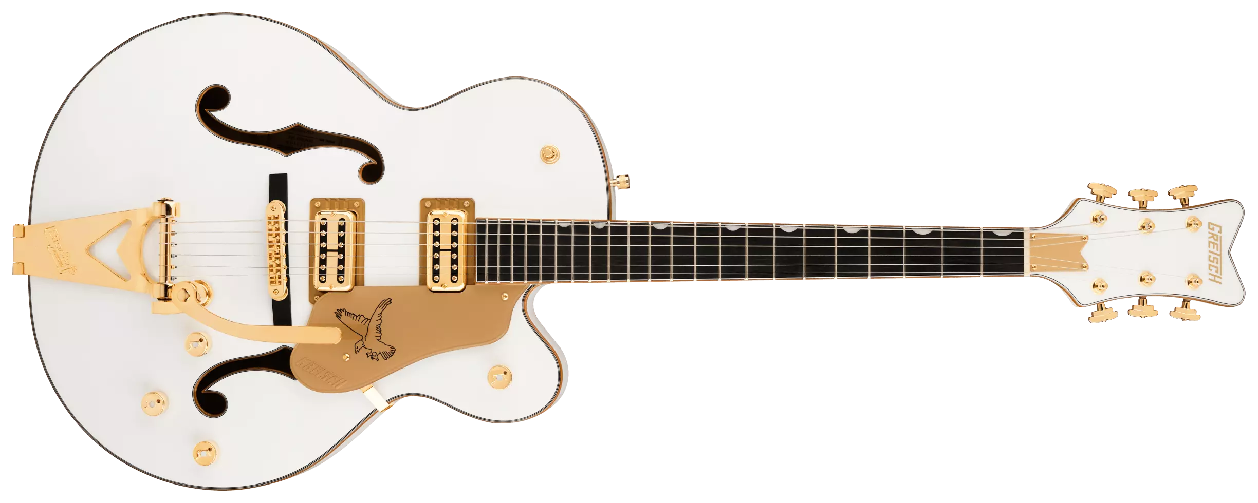 Gretsch Synchromatic Falcon Hollow Body SC Bigsby EB Snowcrest White 5