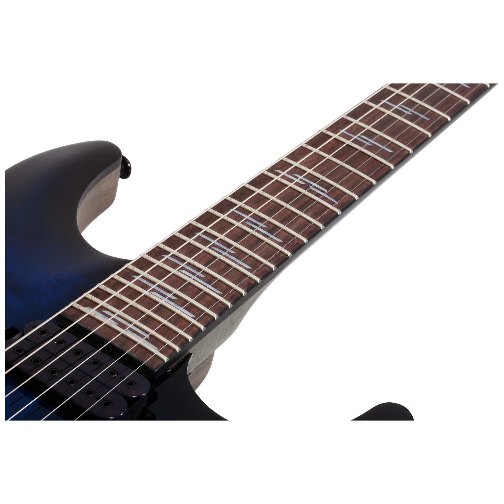 Schecter - Schecter Omen Elite 6 See Thru Blue Burst - 7