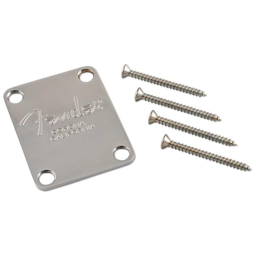 Fender - Fender Neck Plate American Series Basses 4 Bolt Chrome - 1