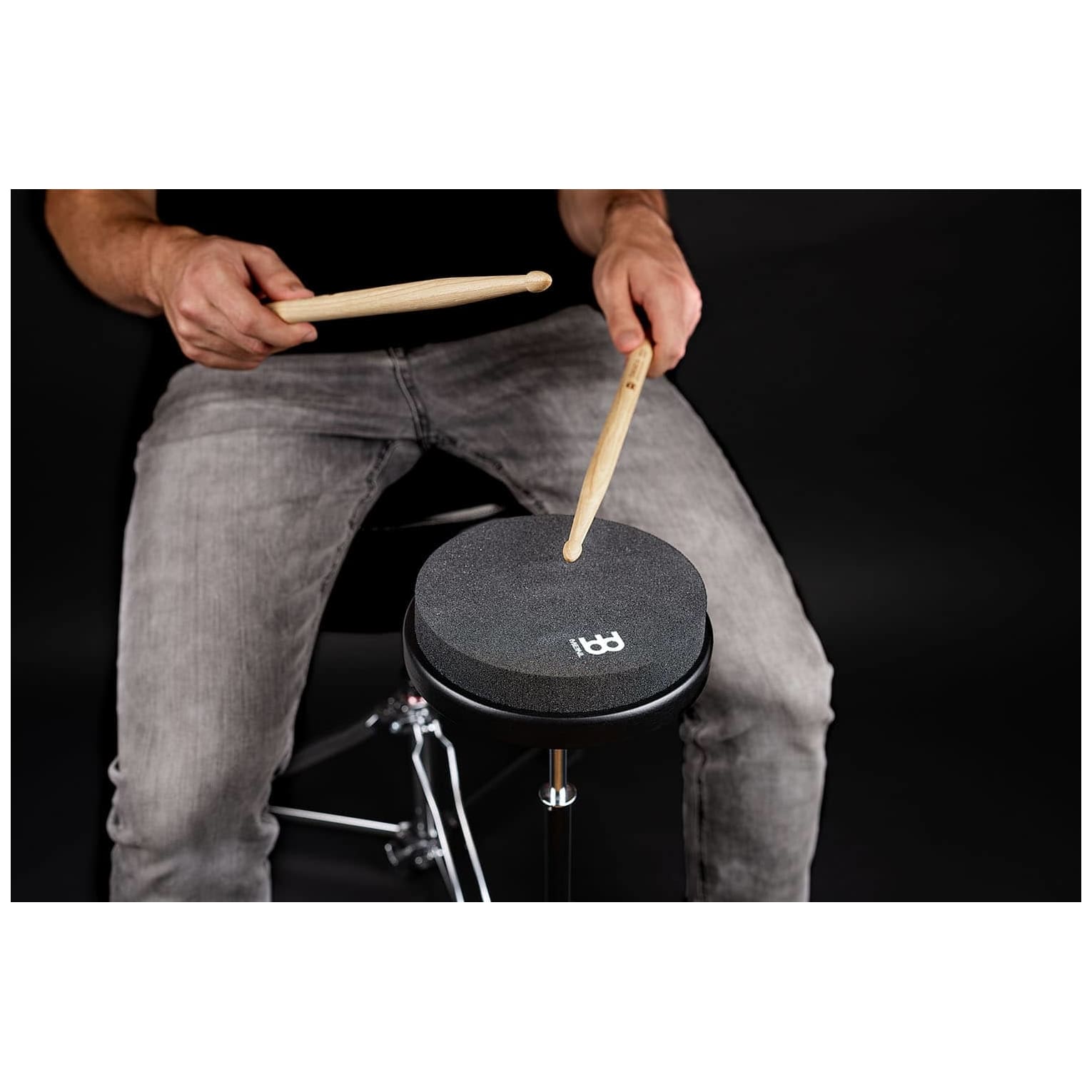 Meinl Cymbals - Meinl Cymbals MMP6BK 6 Marshmallow Practice Pad, Black - 10