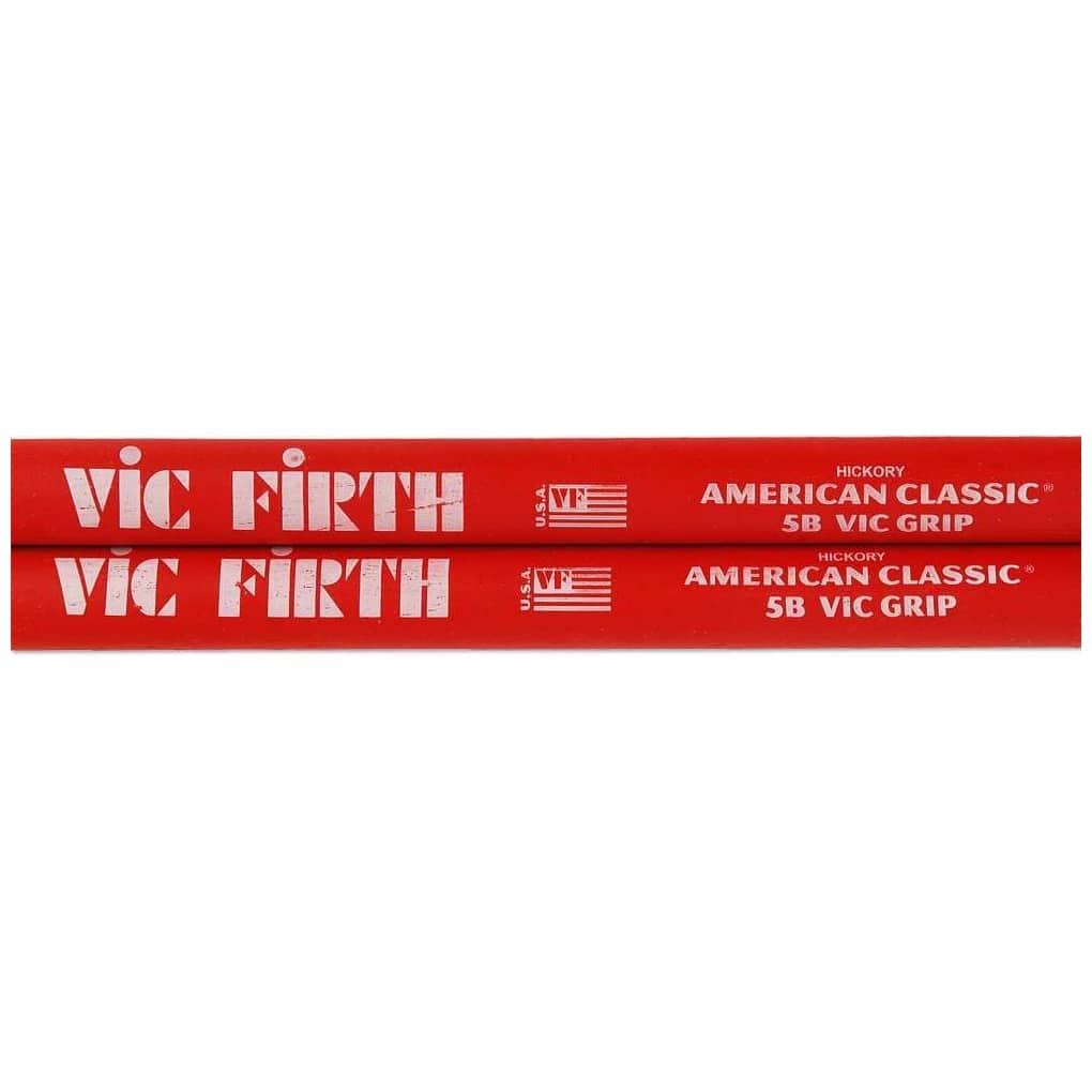 Vic Firth - Vic Firth 5B - American Classic - Vic Grip - Hickory - Wood Tip - 1