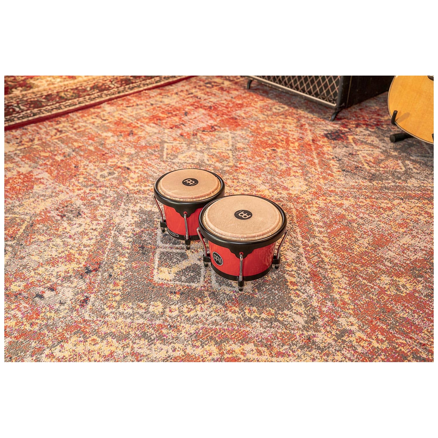 Meinl Percussion - Meinl Percussion HB50R Journey Series Bongo, Red - 9