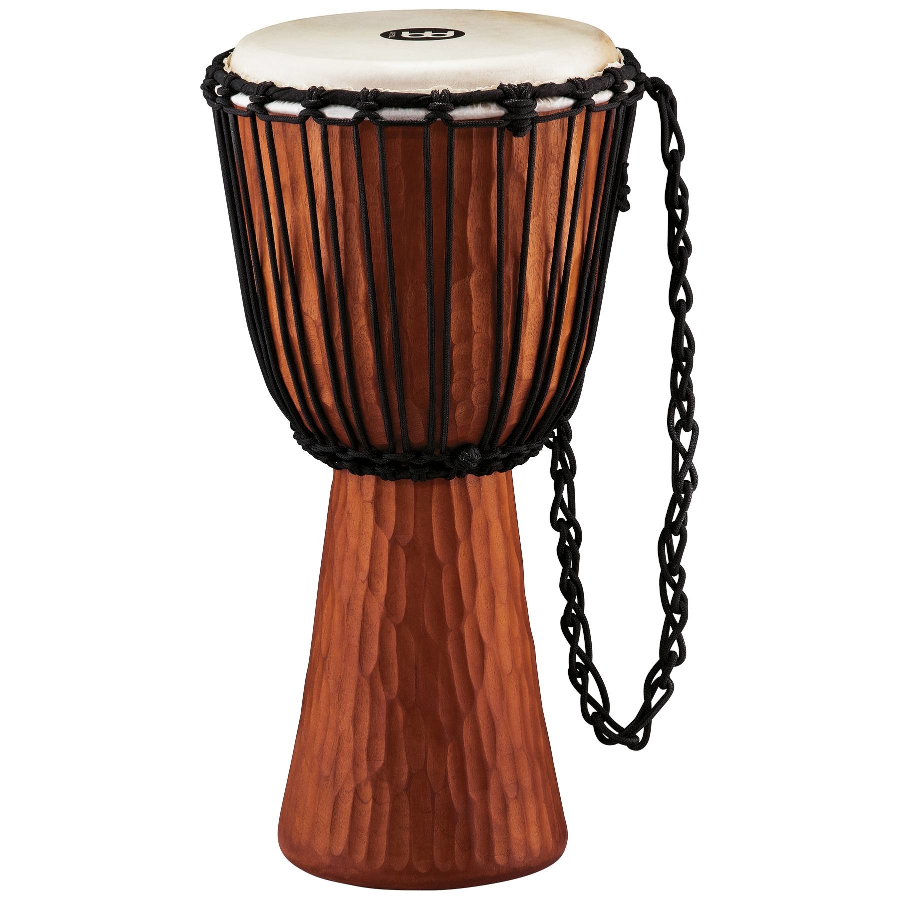 Meinl Percussion - Meinl Percussion HDJ4-L - 12 Rope Tuned Headliner® Series Wood Djembe, Nile Series