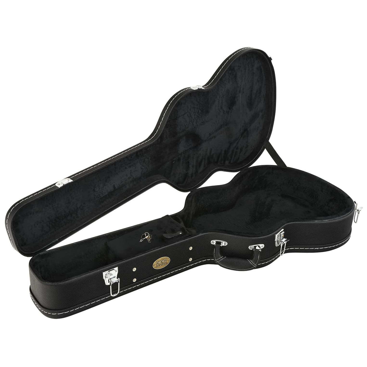 Chicago Classic - Chicago Classic Koffer Klassikgitarre Schwarz - 1