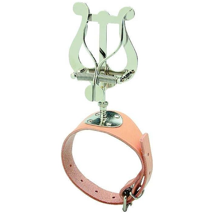 Arnolds Sons Marschgabel Querflöte mit Lederband und kleiner Lyra 10017646-0