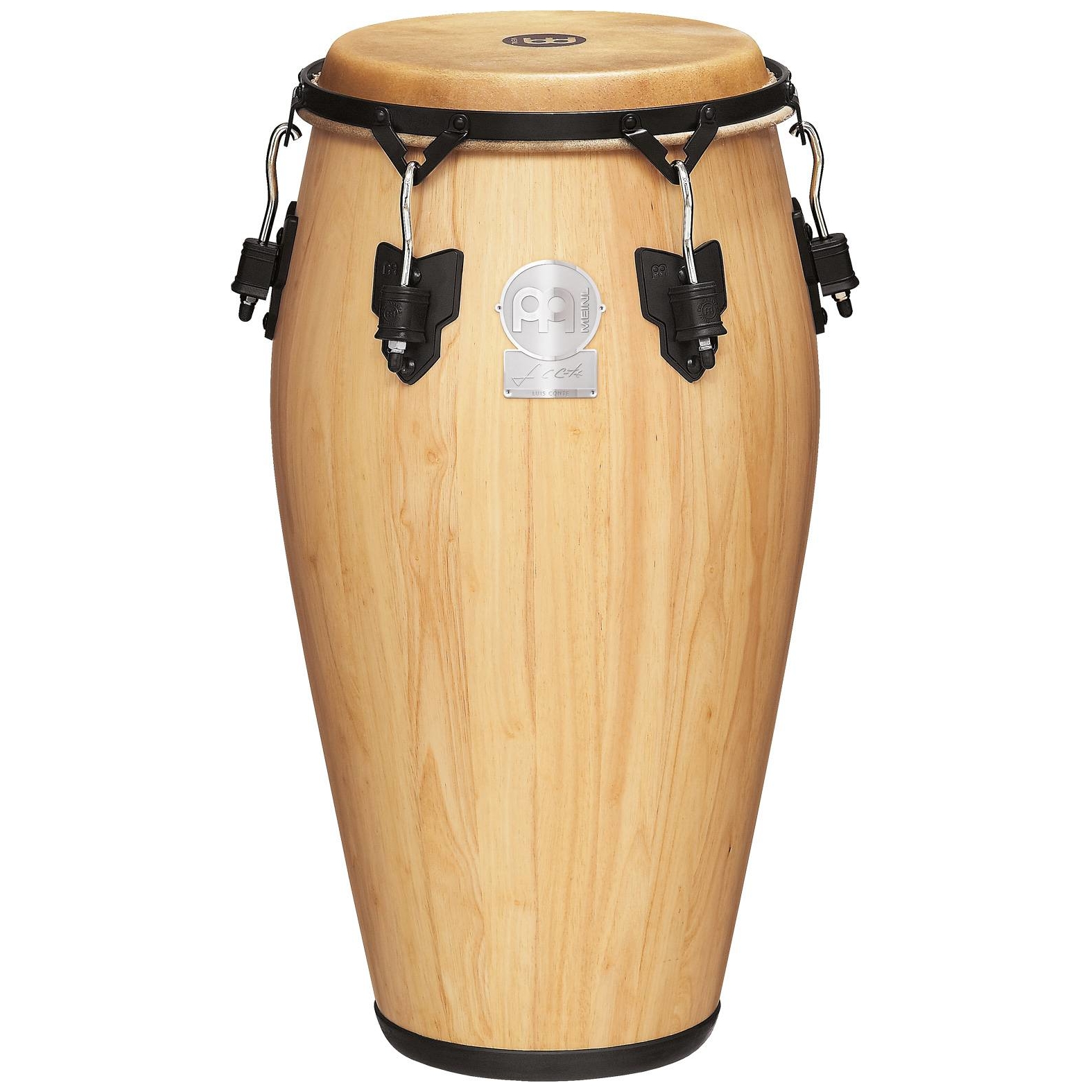 Image of Meinl percussion lc1134nt m  11 3 4 conga artist series conga luis conte, true skin buffalo head 10024066 0