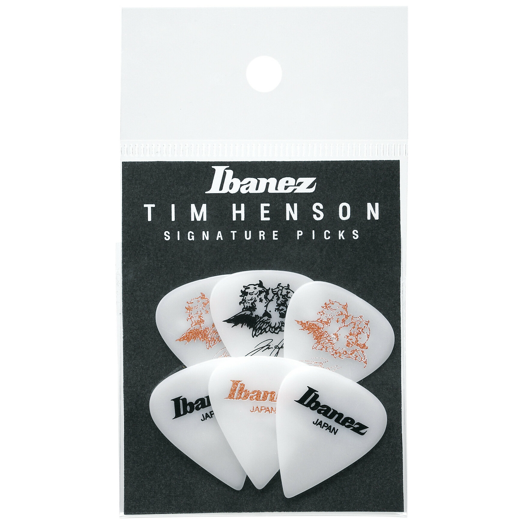 Ibanez P1000TH-C1 Tim Henson Signature Plektrum Set 6er Pack 2
