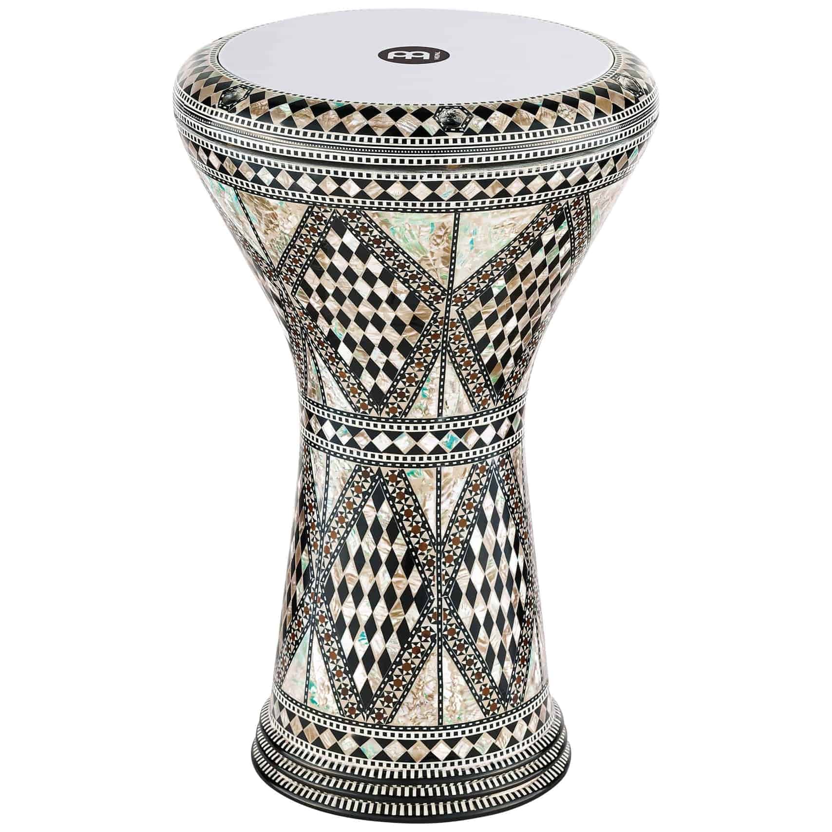 Meinl Percussion - Meinl Percussion AEED1 - 8,75 Zoll Artisan Edition Doumbek, White Burl, Mosaic Royale