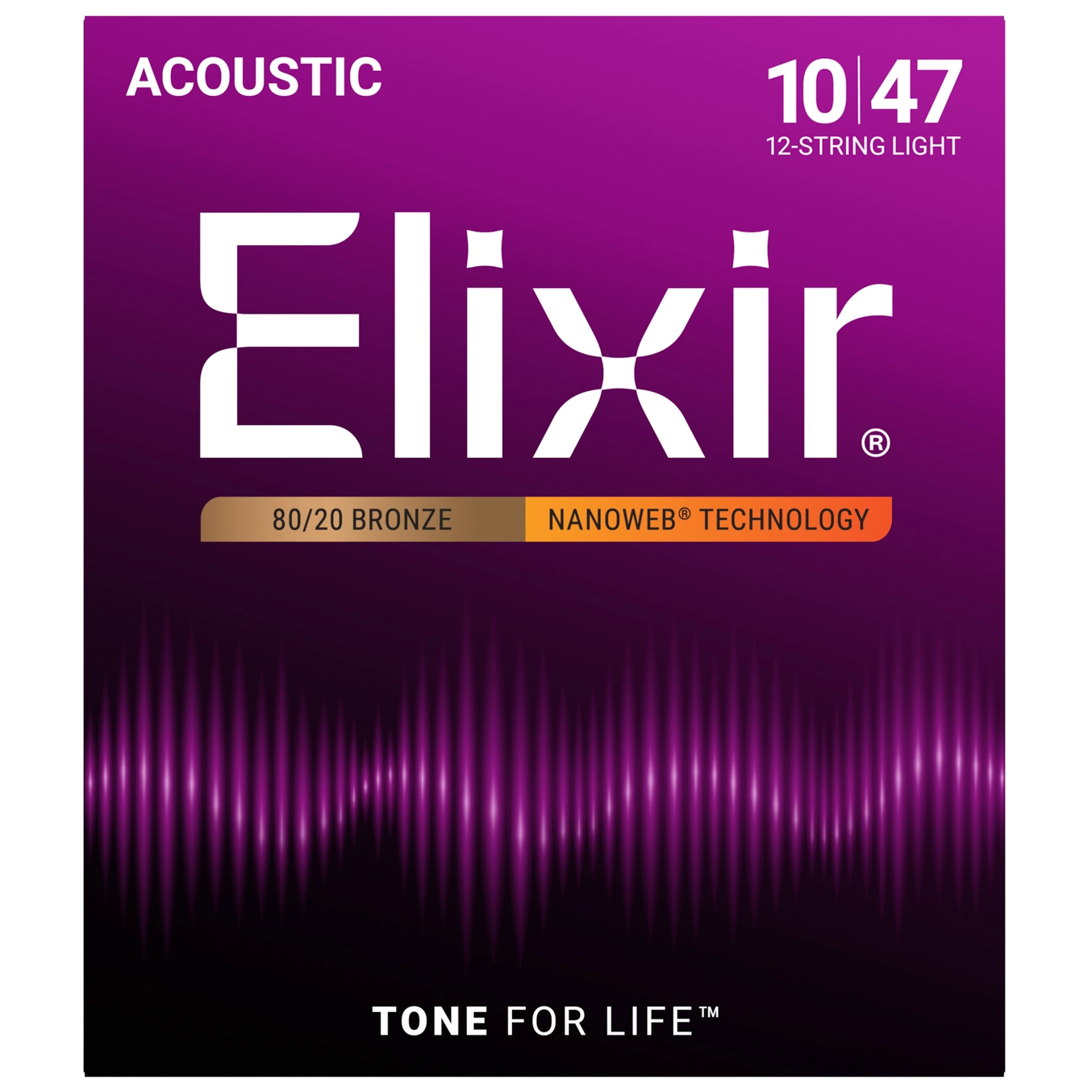 Elixir 11152 Bronze Nanoweb Light 12-String | 010-047 3