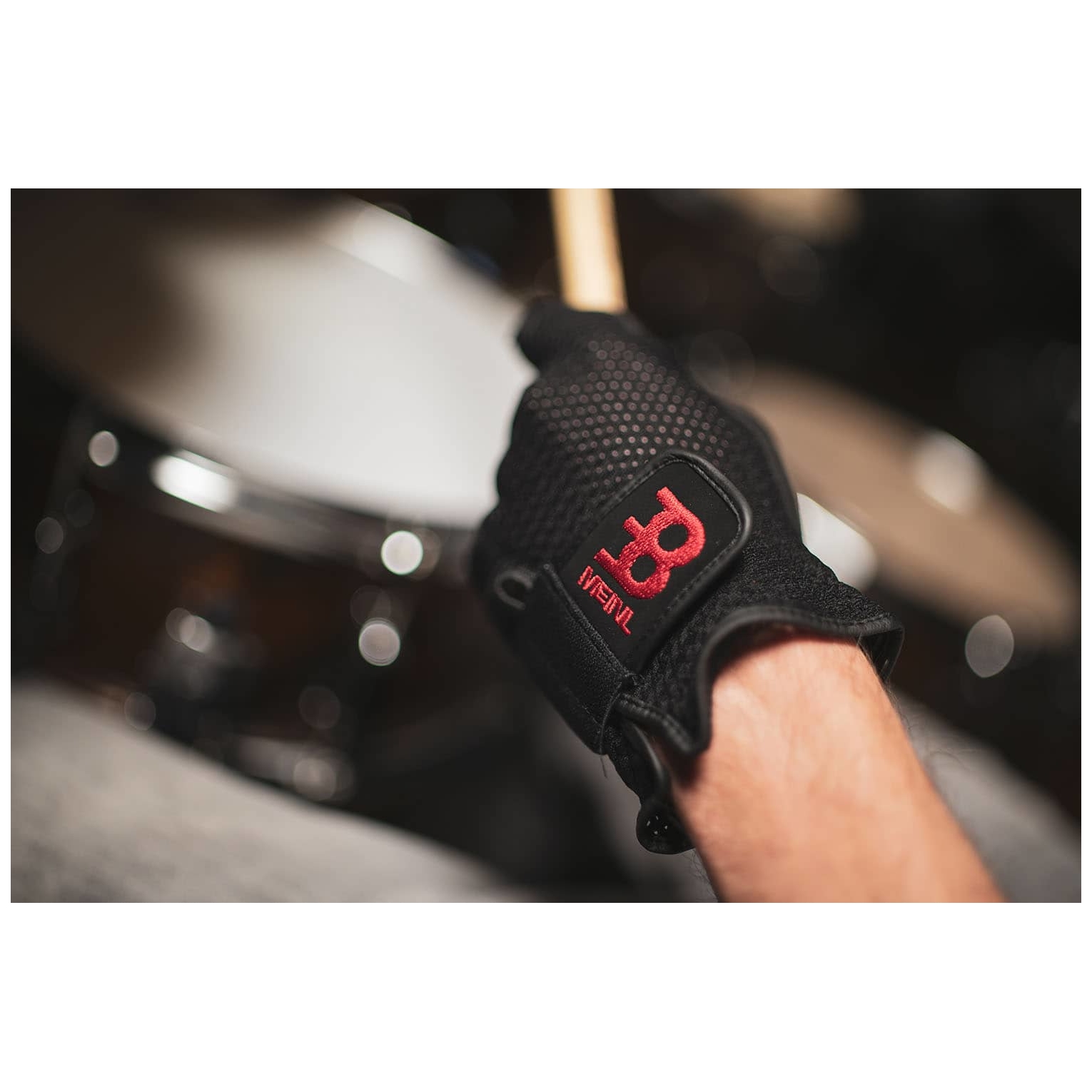 Meinl Cymbals - Meinl Cymbals MDGFL-M - Drummer Gloves Fingerless, Medium - 5