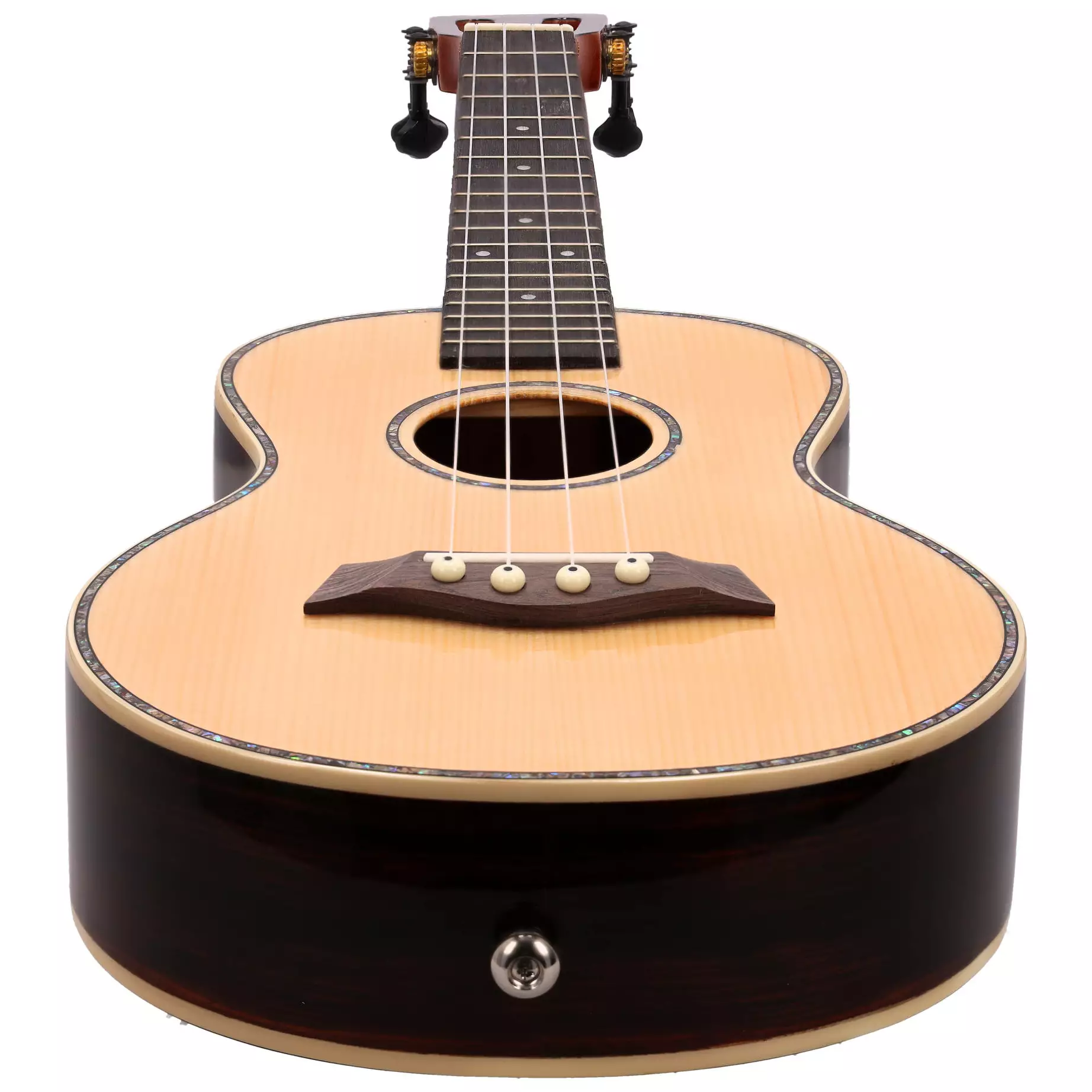 Redwood Halo-Halo Solid Top Gloss Tenor Ukulele 4