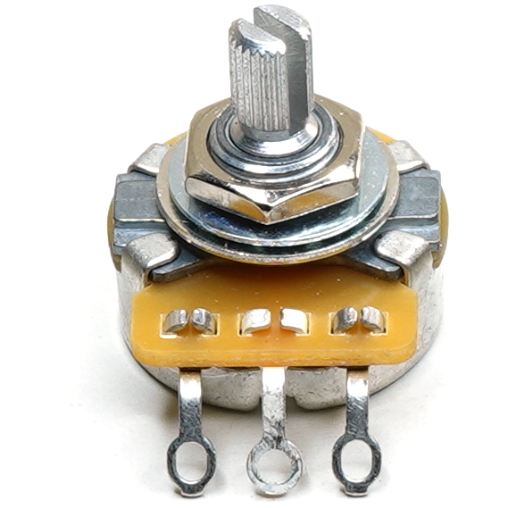 Kloppmann Potentiometer 250Kohm Spit Shaft Tone