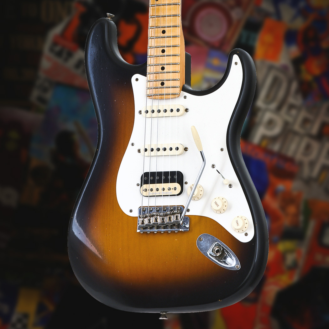 Image of Fender custom shop 1959 stratocaster dealer select jrn hss mn 2ts 1050