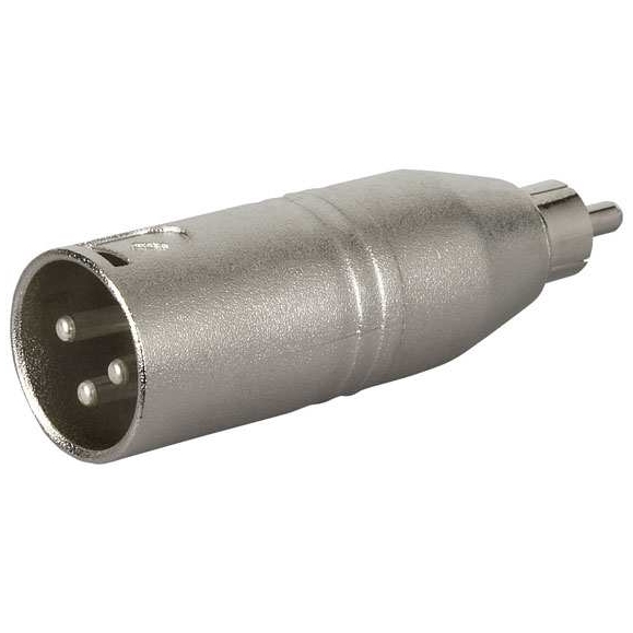 Klang - Klang FLA32 Adapter XLR Male auf Cinch Male