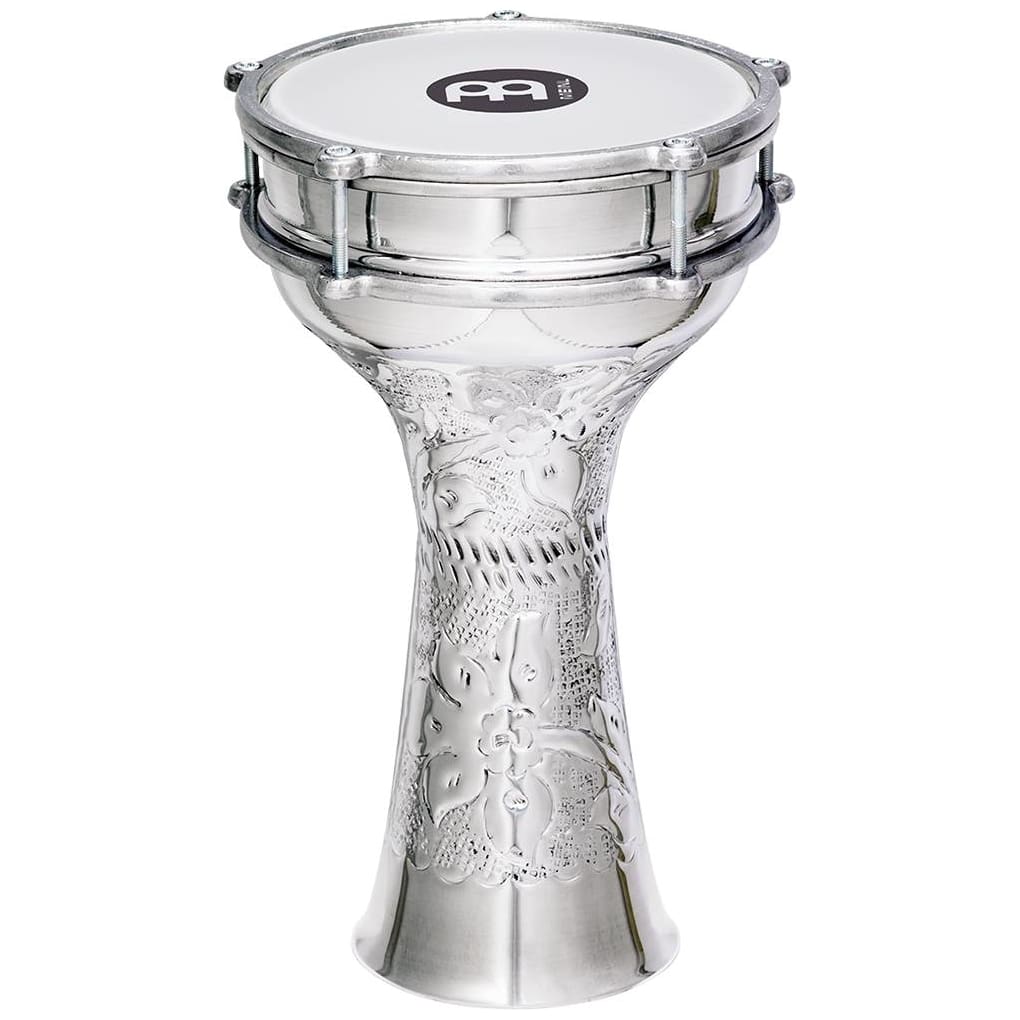 Meinl Percussion HE-113 - 7 1 4 Aluminum Darbuka, Hand Hammered 10024038-0