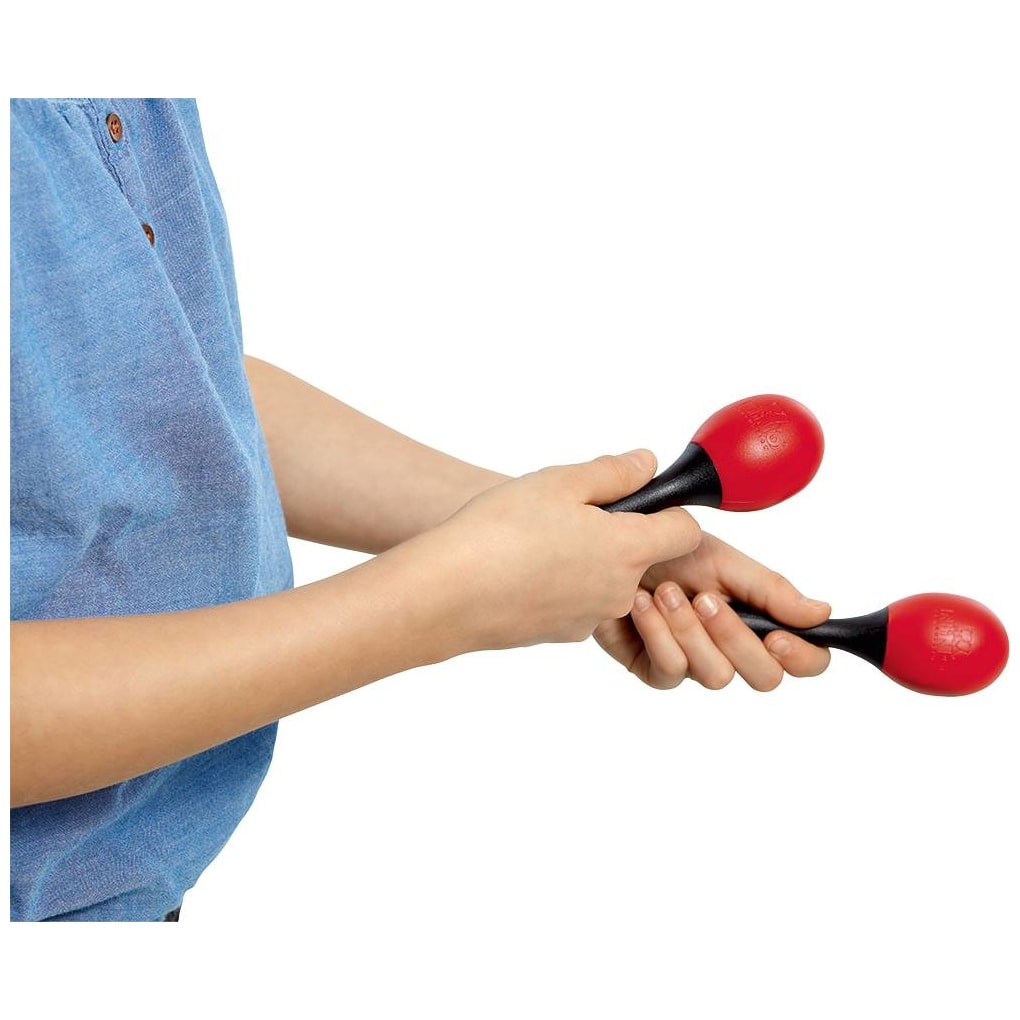 Nino Percussion - Nino Percussion 6 Plastic Egg Maraca, Red - 1