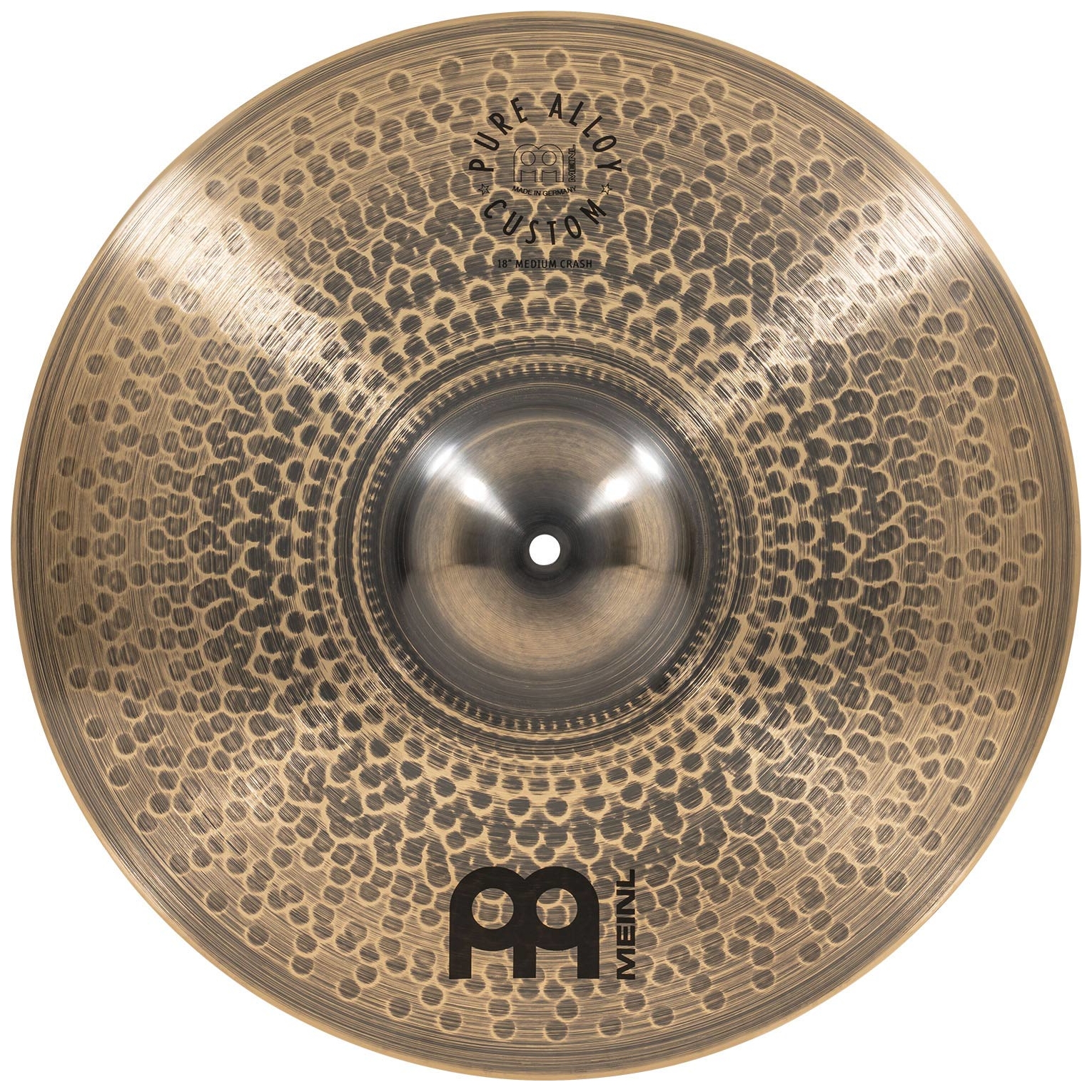 Image of Meinl cymbals pac18mc  18 pure alloy custom medium crash 10026706 0