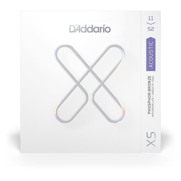 D’Addario - D’Addario XSAPB1152 - XS Acoustic Phosphor Bronze Custom Light 011-052 - 1