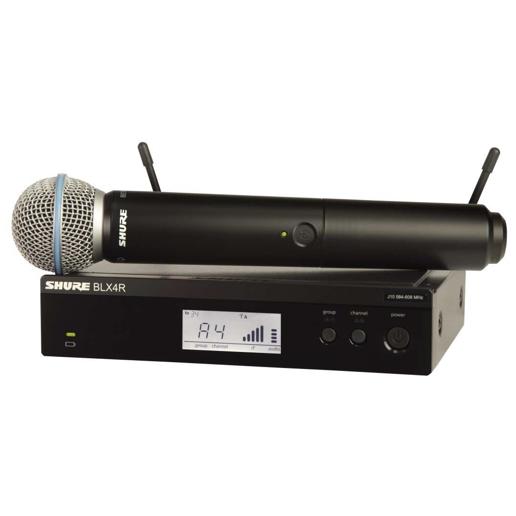 Shure - Shure BLX24RE Beta58-S8 Rack Vocal System