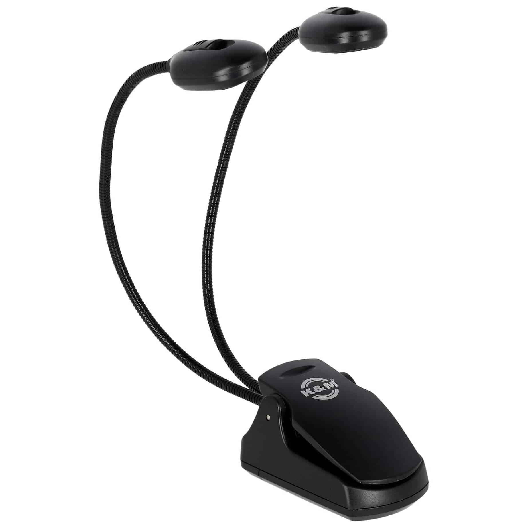 König & Meyer 12270 Notenpultleuchte LED Twin Head Schwarz