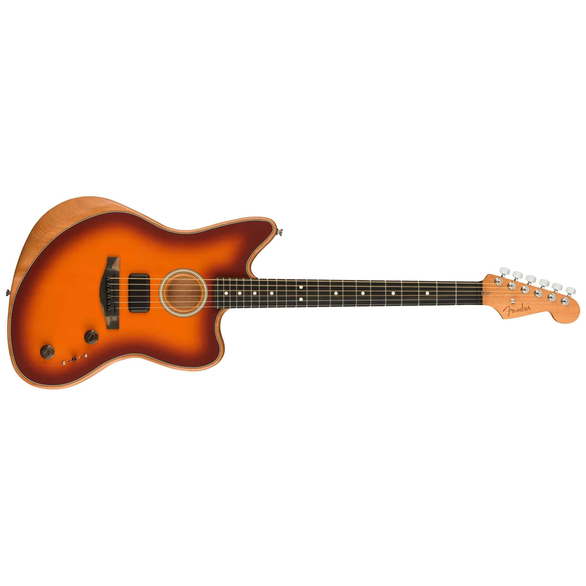 Fender - Fender American Acoustasonic Jazzmaster Tobacco Sunburst - 2