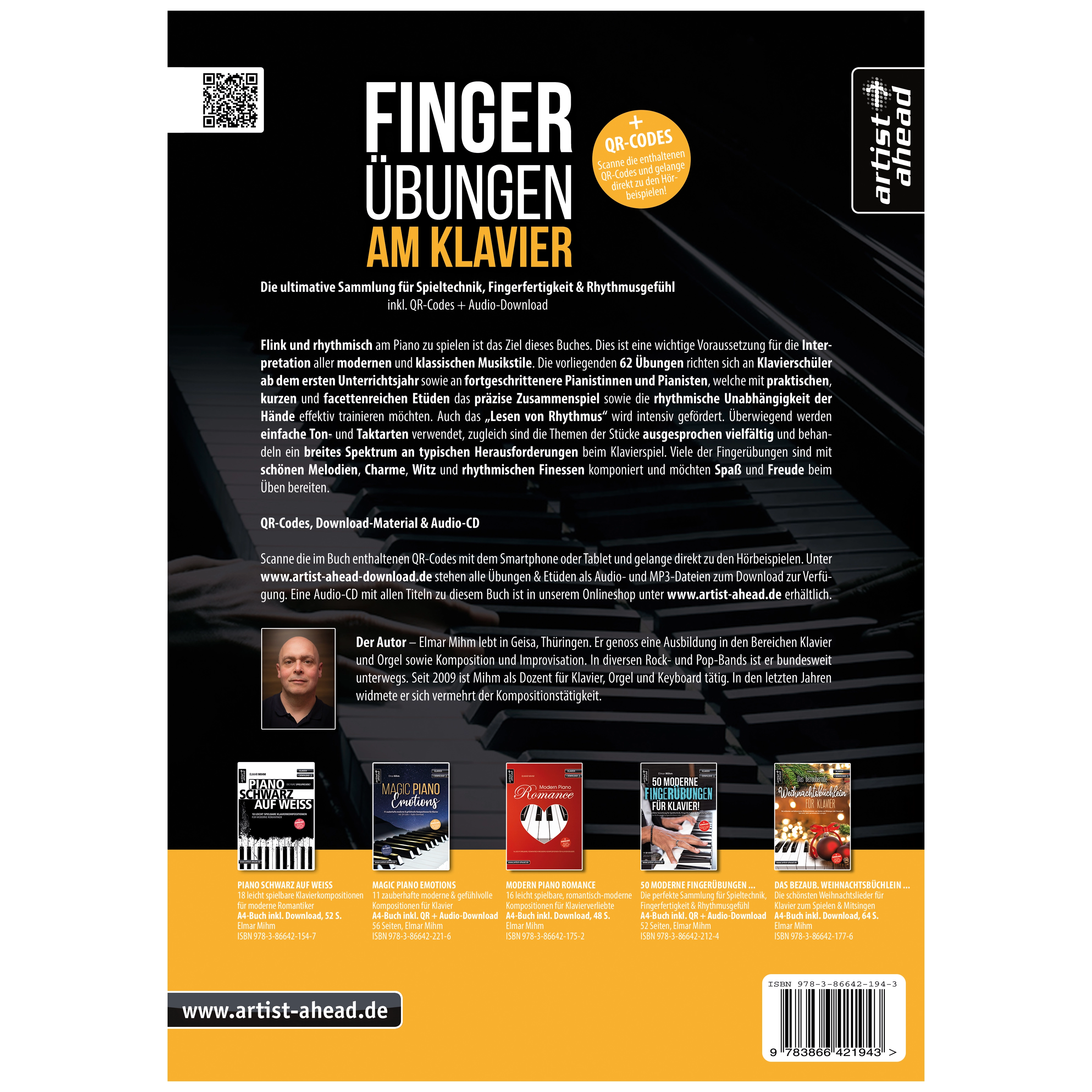 Artist Ahead Fingerübungen am Klavier - Elmar Mihm 1